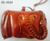 leather coin purse