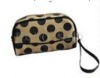 leather cosmetic bag  beauty bag make-up bag