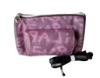 leather cosmetic bag  beauty bag make-up bag