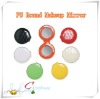 leather cosmetic mirror & leather round compact mirror