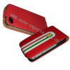 leather flip case for iphone 4