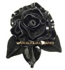 leather flower clips