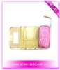leather folding makeup bag