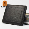 leather gen's wallet/bifold men's wallet/ leather bifold wallet purse