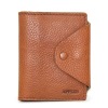 leather gift wallet with flap