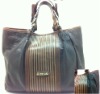 leather handbag stripe 603