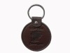 leather key ring holder with logo embossed