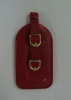 leather luggage tags