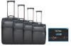 leather luggage trolley bag travel bags