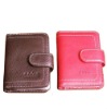 leather name card holder