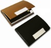 leather name card holder