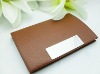 leather name card holder