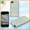 leather on crystal case for iphone 4G 4S