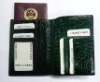 leather passport wallet