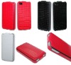 leather skin case for Iphone 4G