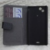 leather skin cover with wallet for Nokia