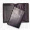 leather travel ticket passport holder