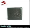 leather wallet embossed with pattern