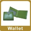 leather wallet (noble design in green)