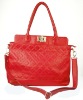 leather woman handbag