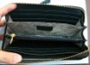 leather zipper wallet