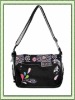 leisure black handbags