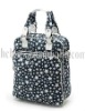 leisure daily use and color is blue and white handbag