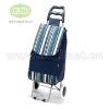 leisure foldable polyester supermarket newest luggage travel pinic hand shopping trolley bag cart case with wheels
