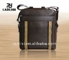 leisure high quality leather men shoulder bag