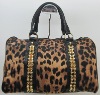 leopard animal prints handbag