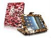 leopard leather Laptop Case for ipad 2