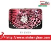 leopard leather wallet