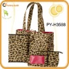 leopard nappy diaper bag