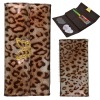 leopard pattern ladies leather wallet