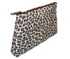 leopard print cosmetic bag roll