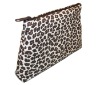 leopard print cosmetic bag roll