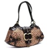 leopard print hobo handbag