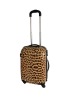 leopard print luggage