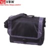 light and tear-resistant 15 inch black nylon laptop messenger