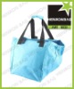 light blue environmental supermarket shopping bag