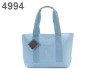 light blue plain women handbag