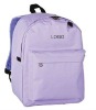 light purple classic travel backpack