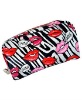 lip polyester cosmetic bag