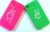 little bear cute silicone cellphone cover for 4g