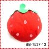 lovable strawberry plush portable bag