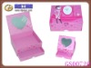 lovely rectangle fabric gift box with drawer and mirror GS00948