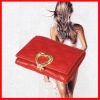 loving heart leather wallet