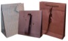 low price promotion paper bag with ribbon handle