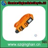 luggage belt with plastic buckle and card holder
