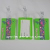 luggage tag for plastic flexible soft pvc